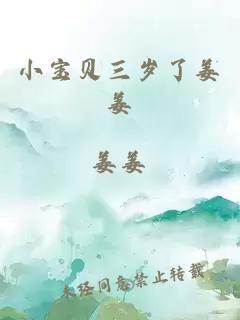 小寶貝三歲了姜姜
